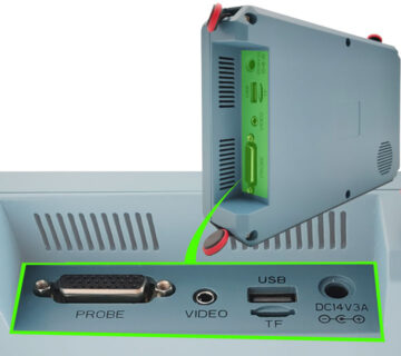 Interfaz lateral de pantalla táctil de 7 pulgadas con escáner ultrasónico tipo B portátil BU403T